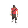 spinning model of Scout from TF2